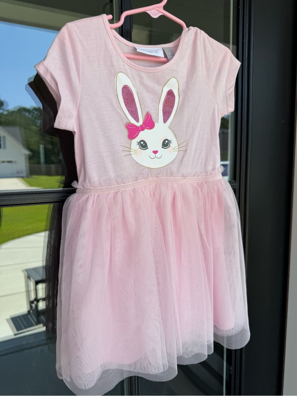 The Children's Place Pink Bunny Tulle Dress - Picture 1 of 2